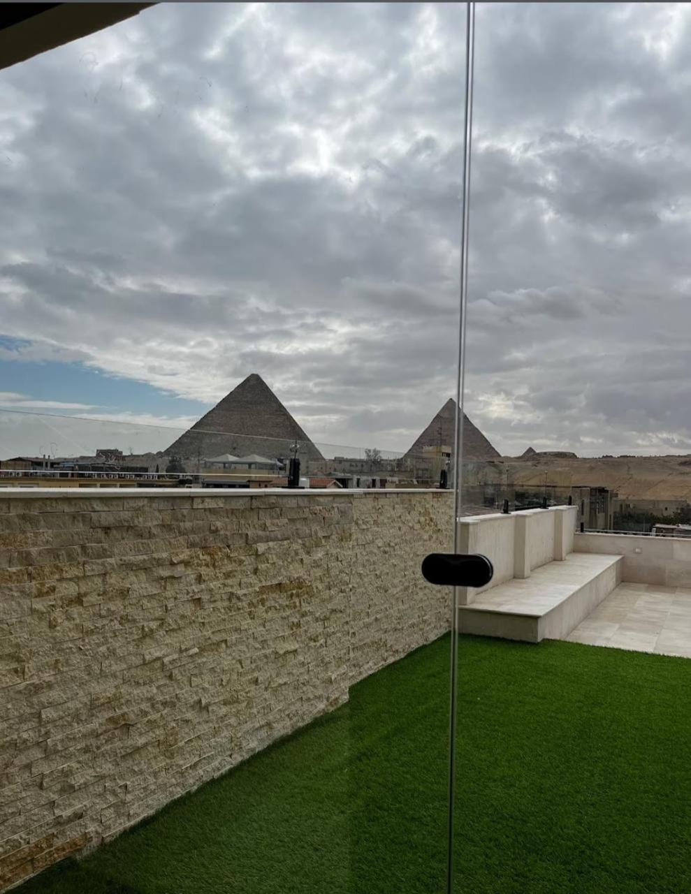 מלון Kafret el-Gabal Aziz Egypt Pyramids View מראה חיצוני תמונה