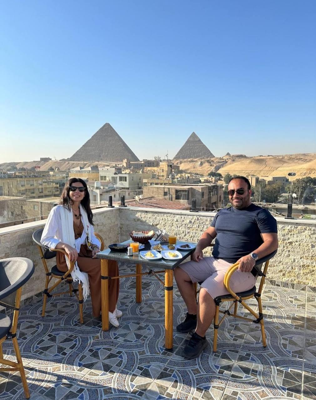 מלון Kafret el-Gabal Aziz Egypt Pyramids View מראה חיצוני תמונה
